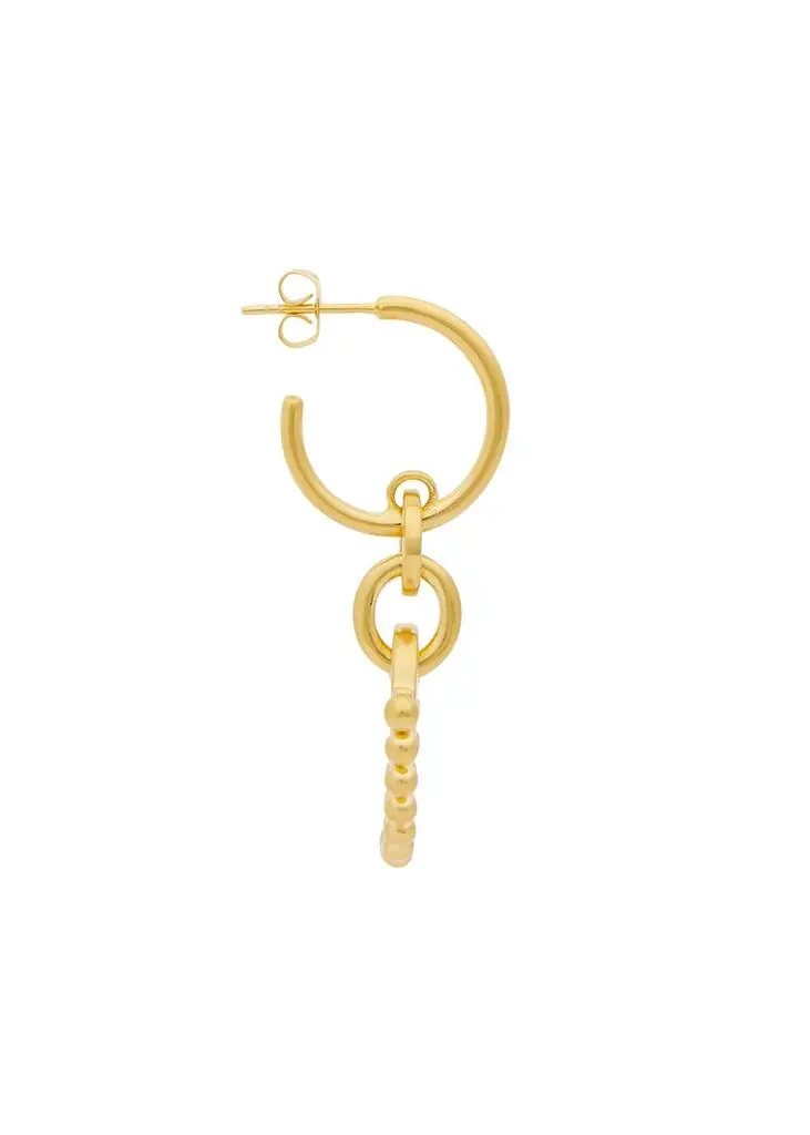 Missoma Calima Chandelier 18kt gold vermeil hoop earrings 2