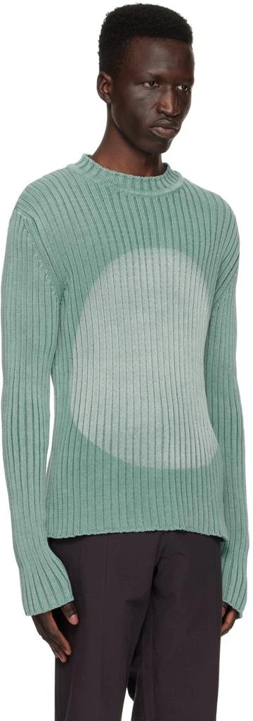 Edward Cuming Blue Rib Sweater 2