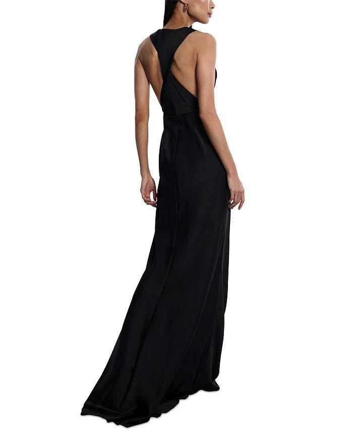 BCBG BCBG Cowl Neck Halter Gown 2