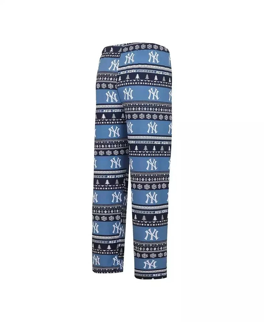 Concepts Sport Men's Navy New York Yankees Knit Ugly Sweater Long Sleeve Top and Pants Set 3