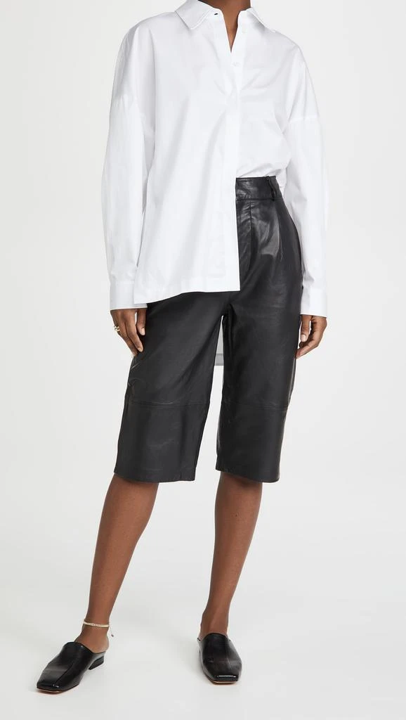 Tibi Classic Shirting Oversized Shirt 4