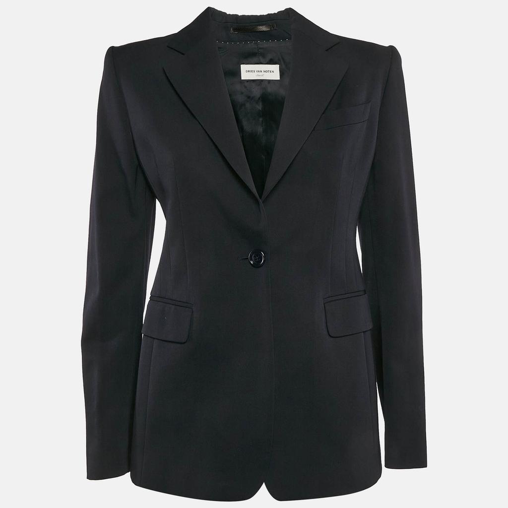 Shop Dries Van Noten Tie-Fastened Tailored Blazer on Sale at