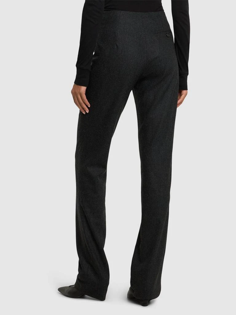 THE FRANKIE SHOP Morrison Stretch Wool Straight Pants 2