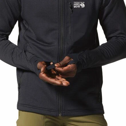 Mountain Hardwear Polartec Power Grid Full-Zip Hoodie - Men's 5