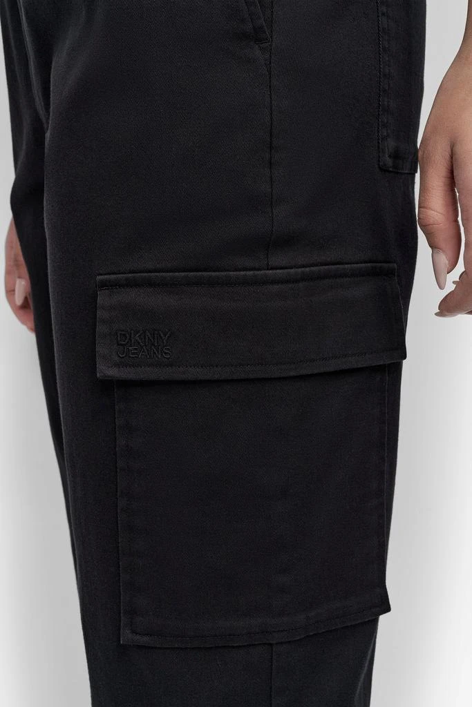 DKNY HIGH-RISE PULL-ON CARGO JOGGER 4