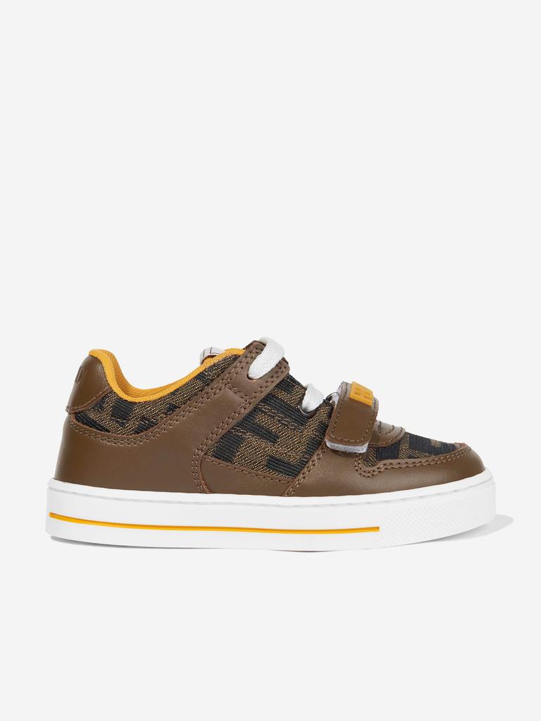 Fendi Fendi Kids FF Jacquard Sneakers - Kid's Clothing