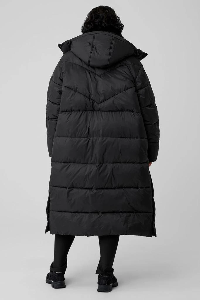 Alo Gold Rush Puffer Trench - Black 9