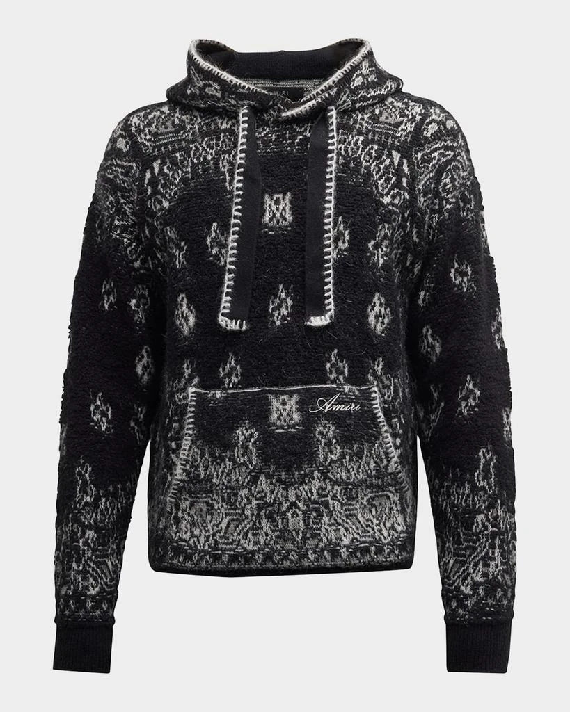 AMIRI Men's Bandana Knit Hoodie 1