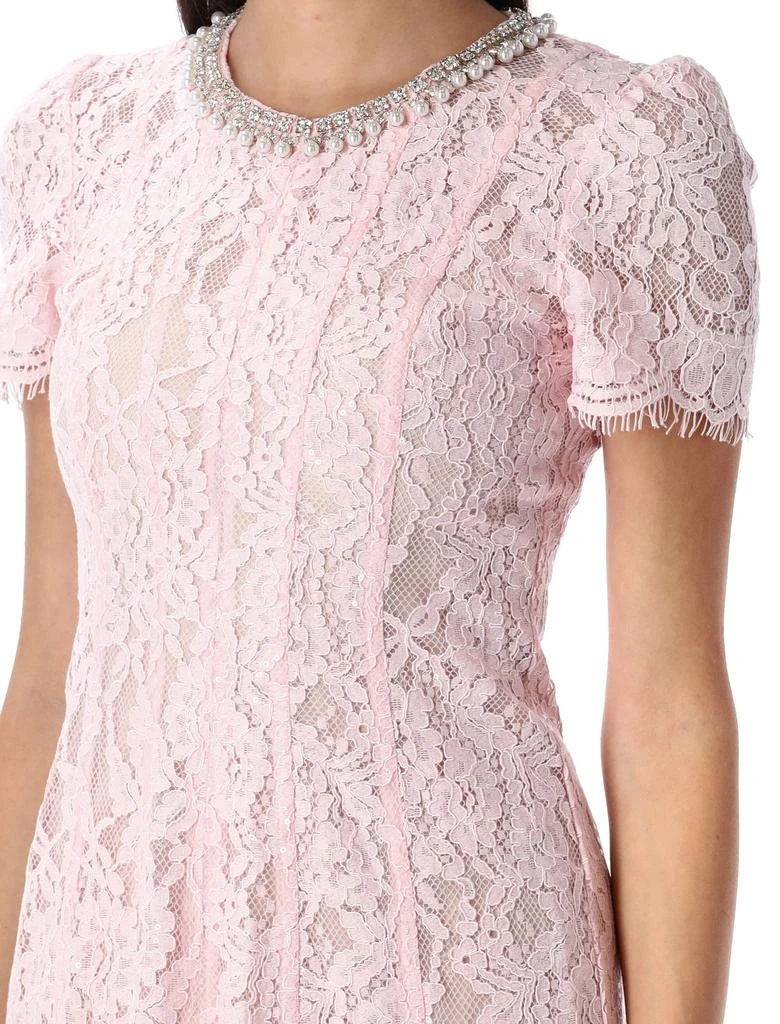 Self Portrait Self-Portrait Lace Embellished Midi Dress 3