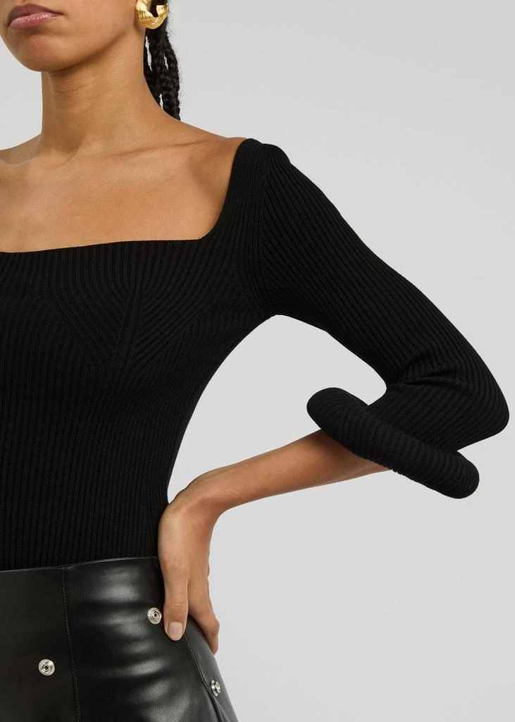 A.W.A.K.E MODE Ribbed-knit top 5