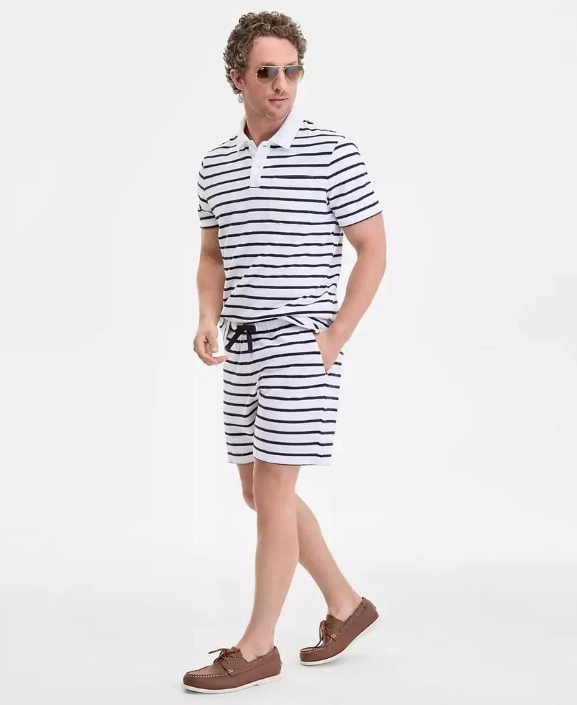 Club Room Men's Bengal Striped Terry Cloth Short-Sleeve Polo Shirt, Exclusively at Macy's 4
