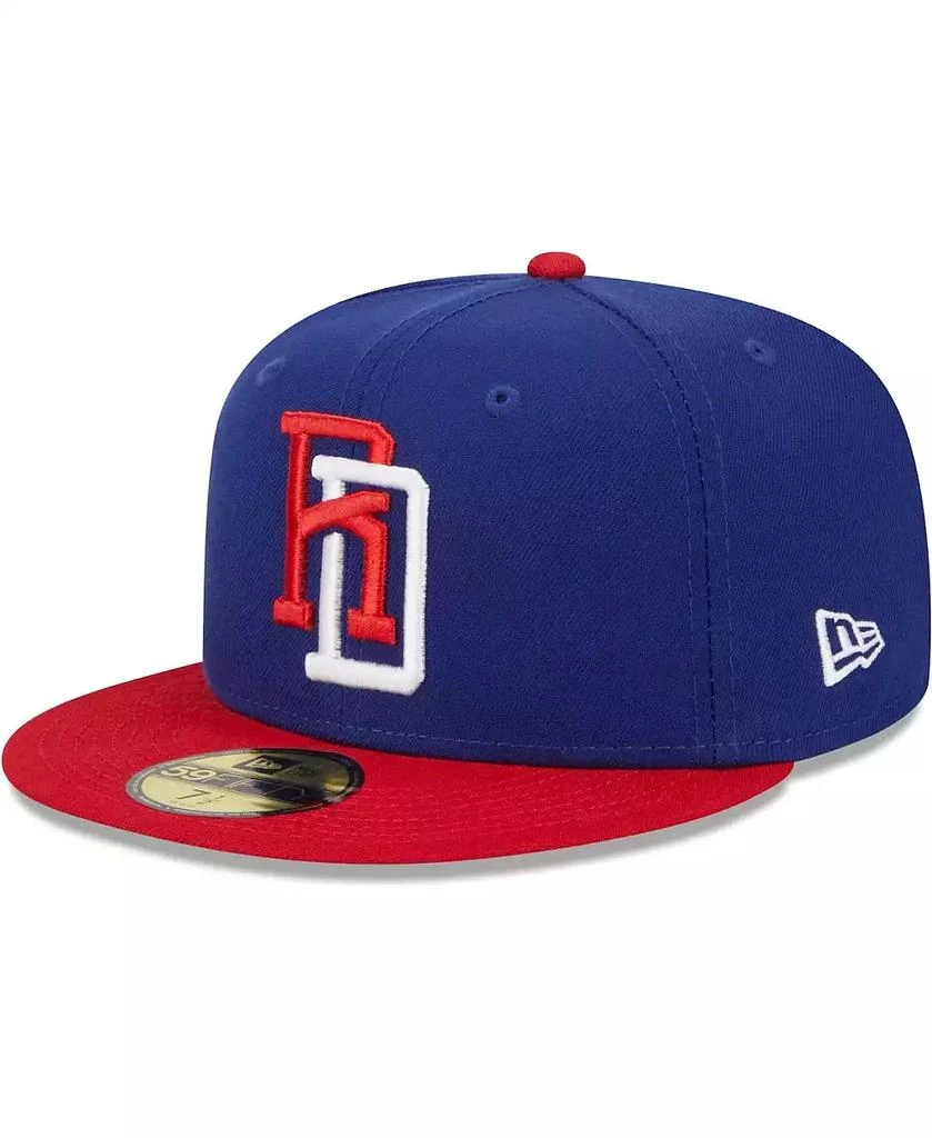New Era Men's Blue Dominican Republic Baseball 2023 World Baseball Classic 59FIFTY Fitted Hat 3