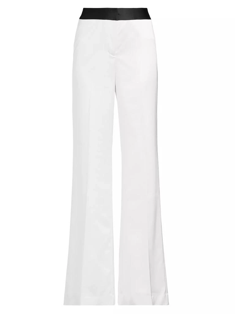 UNGARO Karina Wide-Leg Satin Pants 1