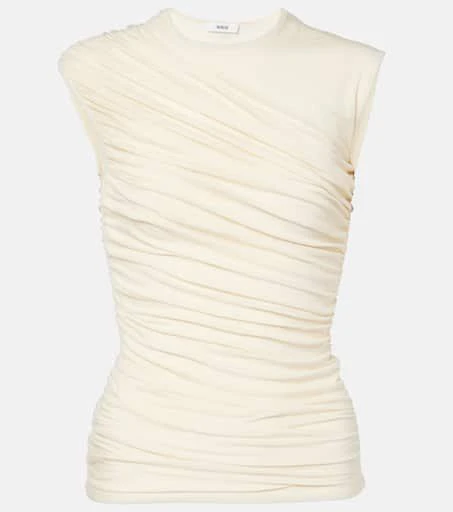 AGOLDE Ester ruched tank top 1