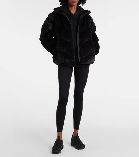 NIKE Therma-FIT faux fur jacket
