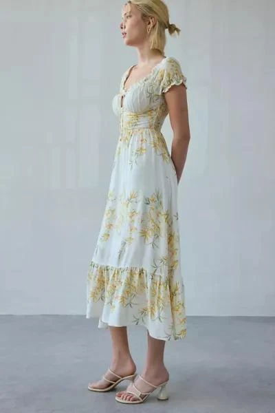 Kiss The Sky Kiss The Sky Marabella Scoop Neck Tiered Midi Dress 3