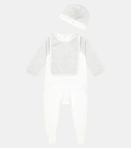 Givenchy Baby cotton onesie, hat and bib set 2