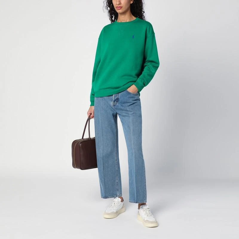 Ralph Lauren Green crew-neck sweatshirt with logo 2