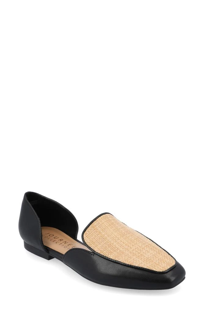 Journee Collection Kennza Mixed Media Loafer 1