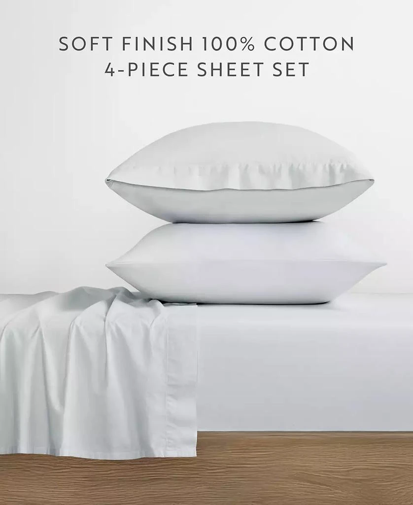 IENJOY HOME Ultra Soft Percale Cotton 3-Pc. Sheet Set 3