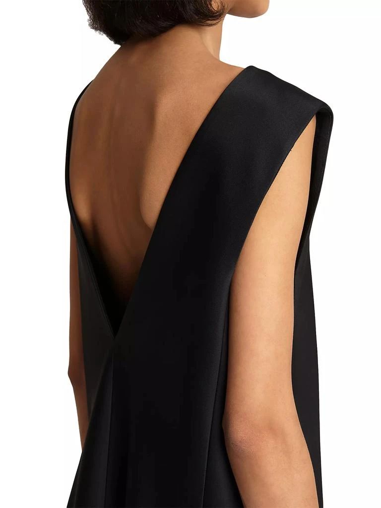 Khaite Mel V-Neck Minidress 6