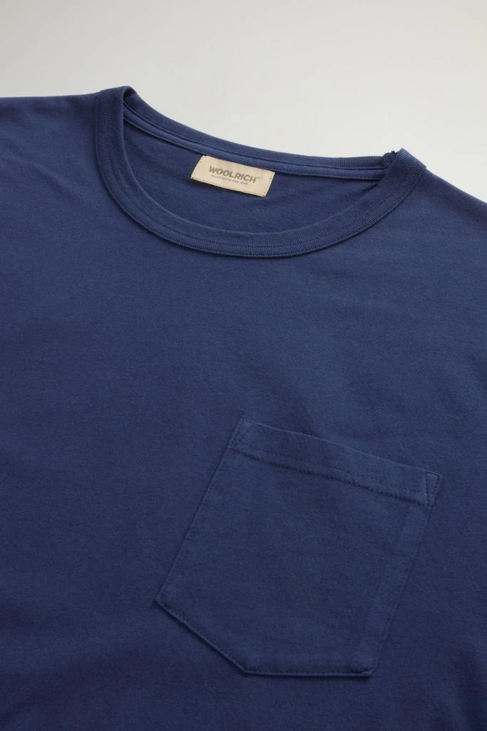 Woolrich Pure Cotton T-Shirt with Pocket - Men - Black 6