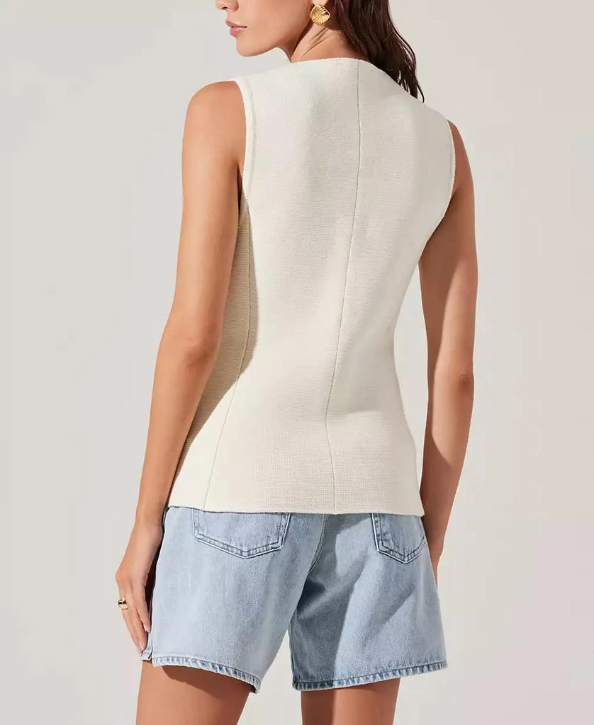ASTR Women's Jayce Cotton Sweater Vest 4