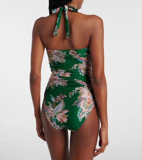 Zimmermann Rhiannon paisley ruched swimsuit 3