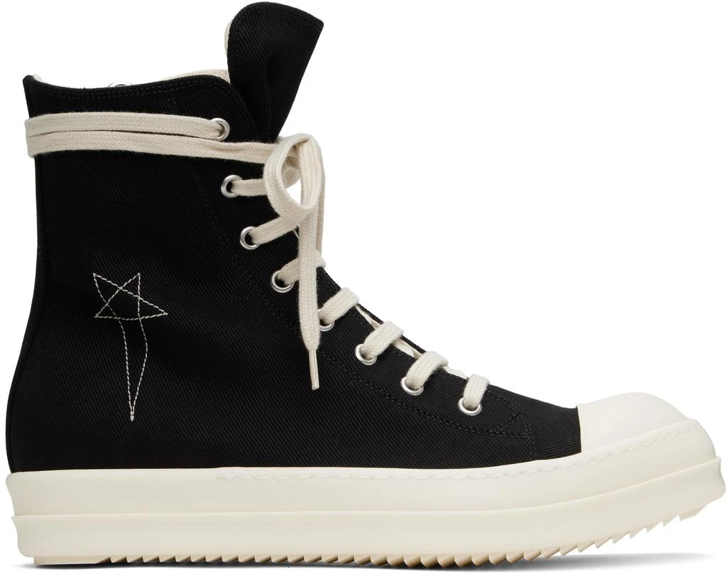Rick Owens Black Sneaks Sneakers 1