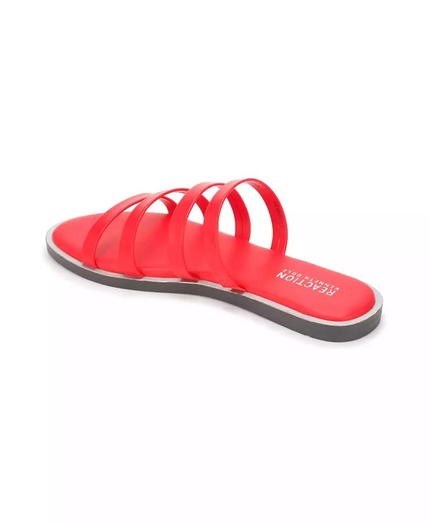 Kenneth Cole Women's Sloan Four Band Slide Flat Sandals 6