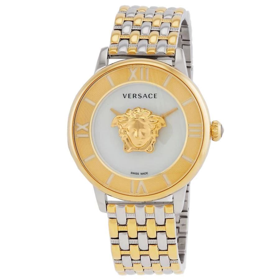 Versace La Medusa Quartz Silver Dial Two-Tone Ladies Watch VE2R00222 1