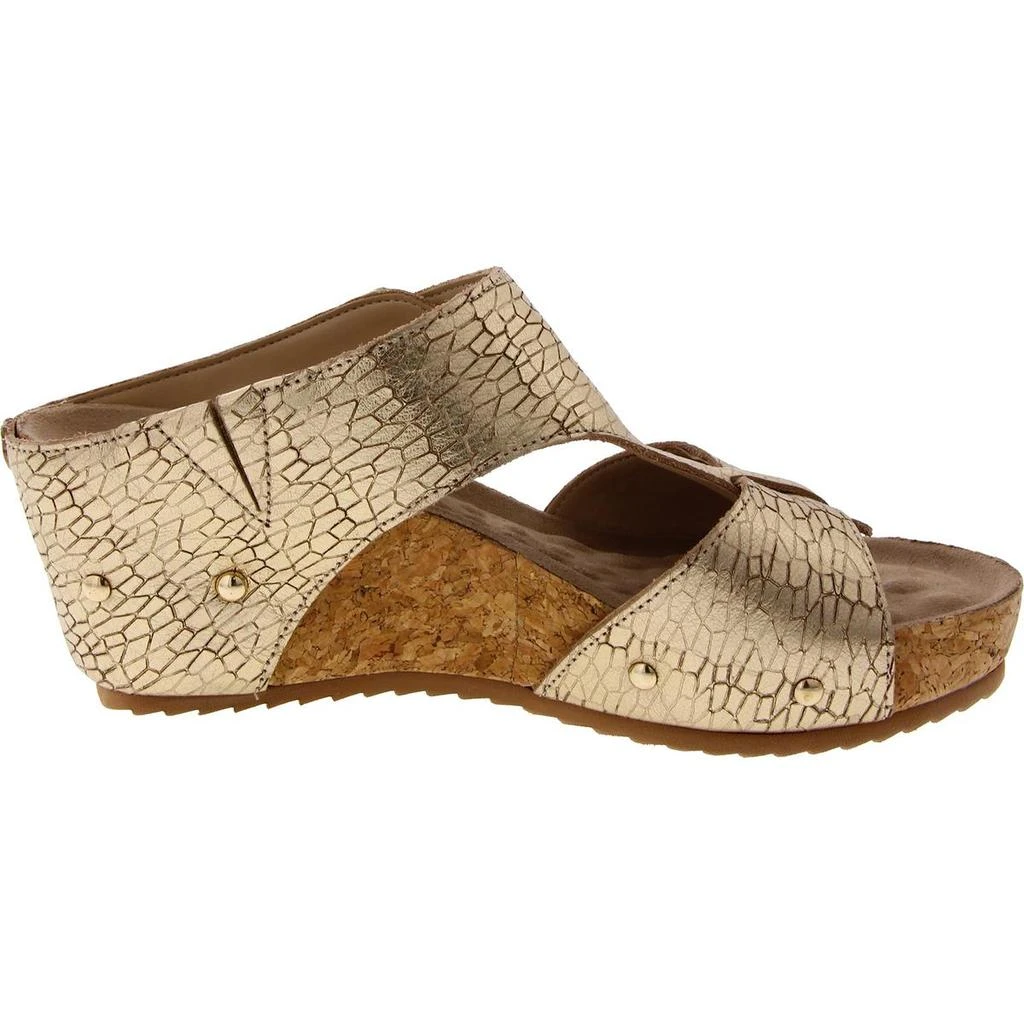 Ros Hommerson Thea Womens Leather Slip On Wedge Sandals 2