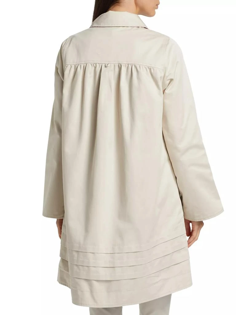 Damson Madder Mercedes Bow Reversible Trench 6