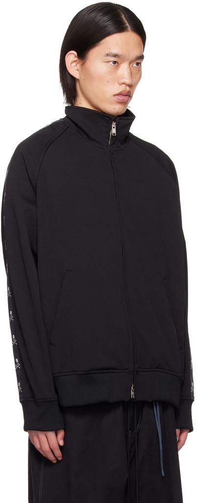 mastermind JAPAN Black Raglan Sleeve Track Jacket