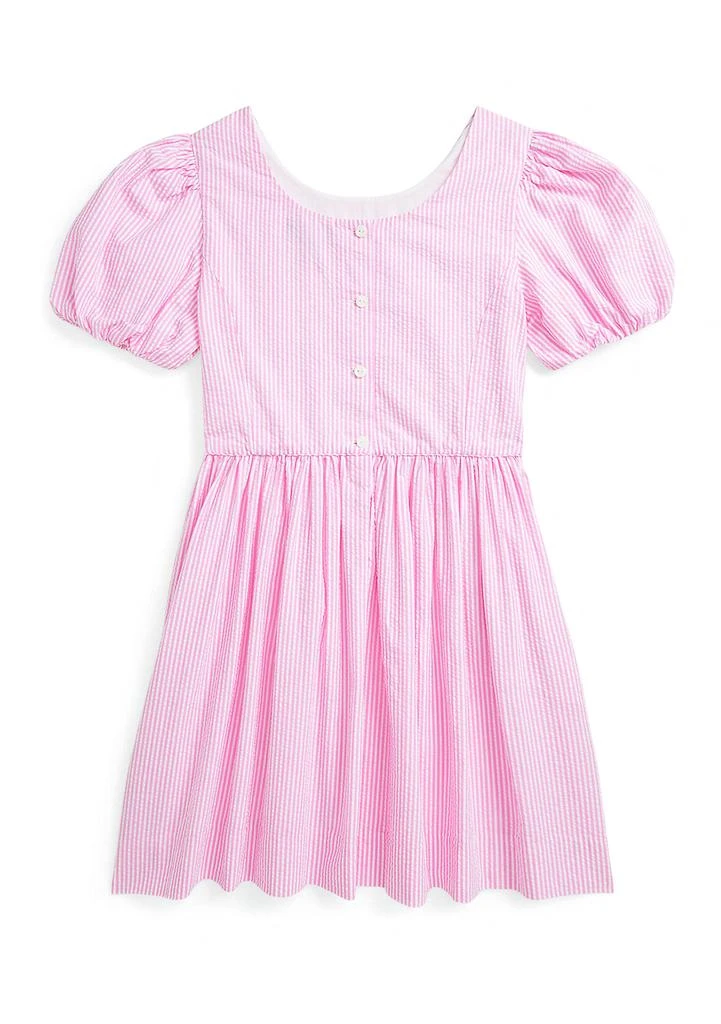 Ralph Lauren Girls 7-16 Striped Cotton Seersucker Dress