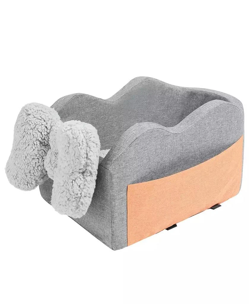 AOSTIRMOTOR Travel Companion Dog Car Seat - Secure Center Console Booster for Small Breeds 8