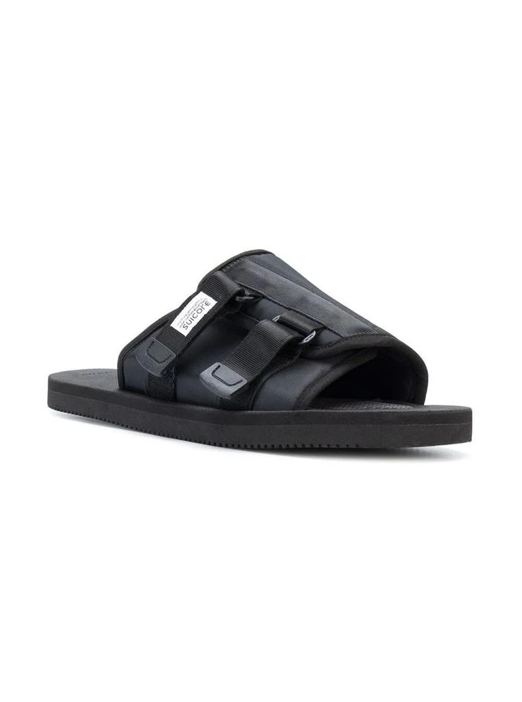 Suicoke kaw-cab Black Sandals With Velcro Fastening In Nylon Man Suicoke 2