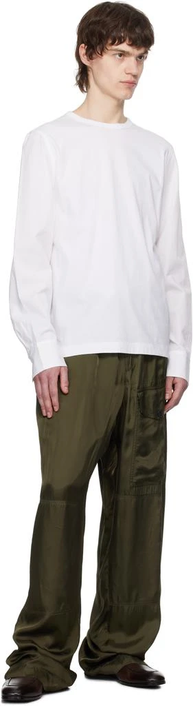 Dries Van Noten White Paneled T-shirt 4