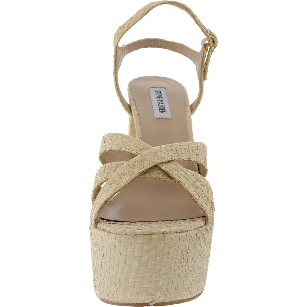 Steve Madden Quinlyn Womens Buckle Platform Sandals 2
