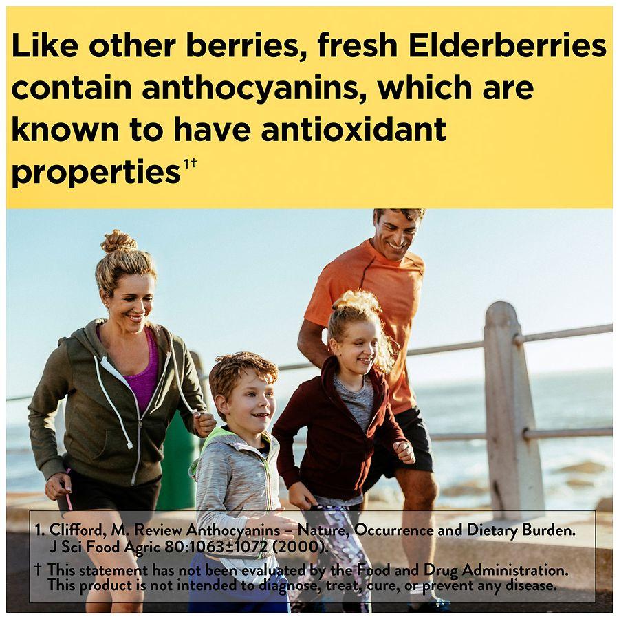 Nature Made Elderberry with Vitamin C and Zinc Gummies Raspberry