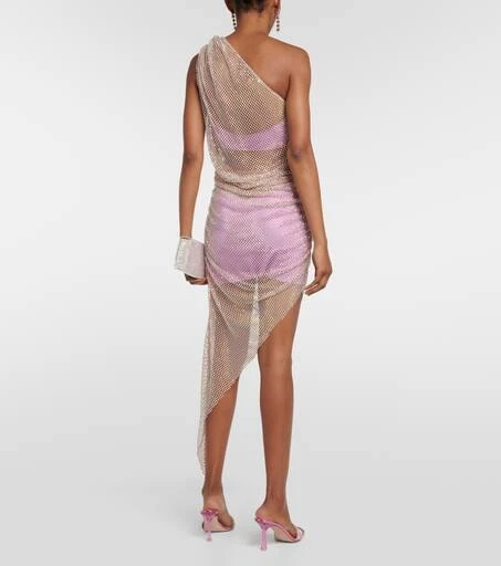 GIUSEPPE DI MORABITO Embellished mesh midi dress 3
