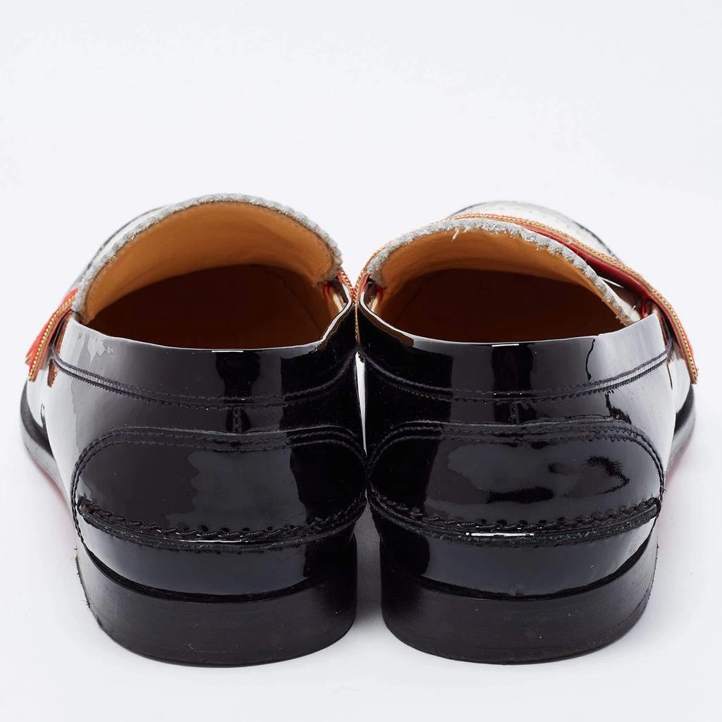 Christian Louboutin Christian Louboutin Multicolor Patent Leather Monono Flat Loafers Size 36.5 5
