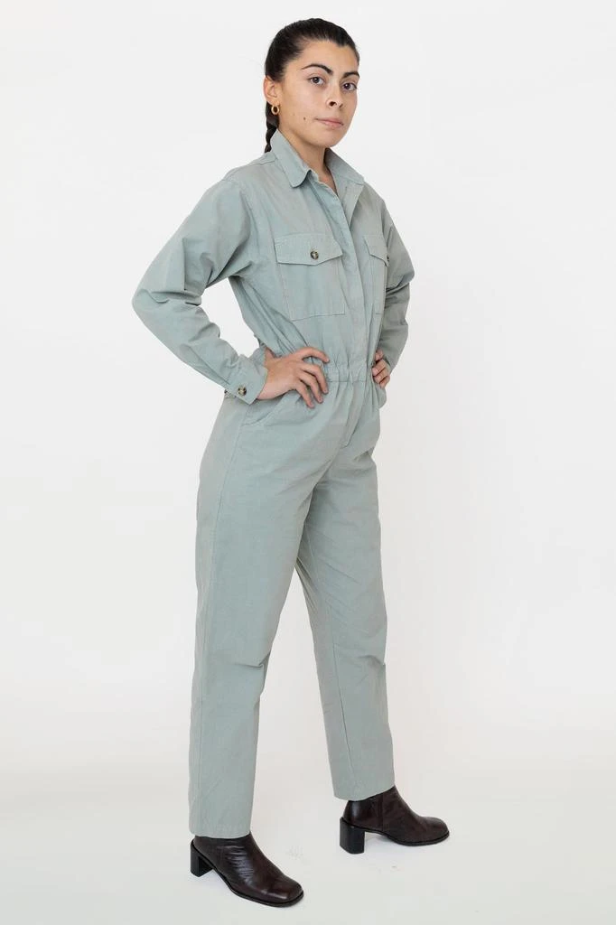 Los Angeles Apparel RJC3207GD - Cotton Poplin Utility Jumpsuit 7