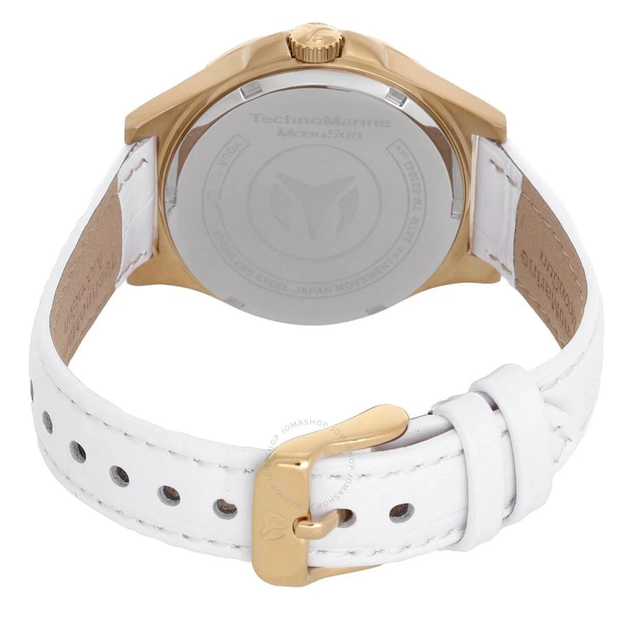 TechnoMarine MoonSun Date Quartz Silver Dial Ladies Watch TM-822043 3