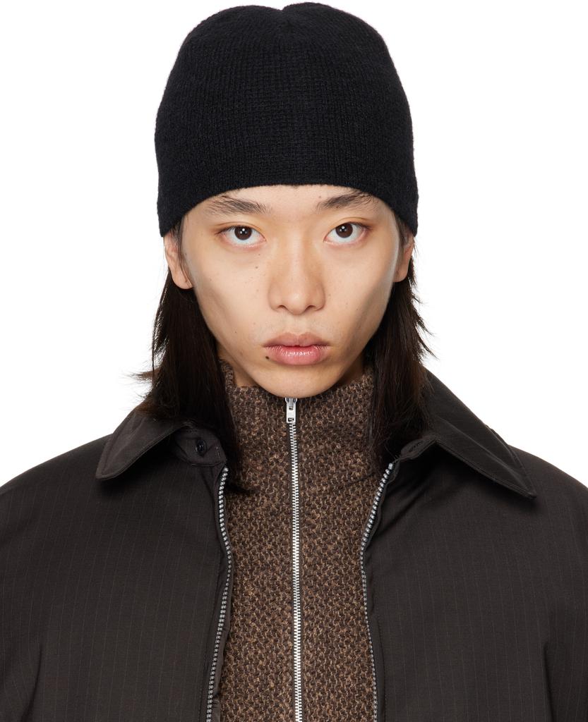 Our Legacy Black Alpaca Beanie - Hats - BeyondStyle