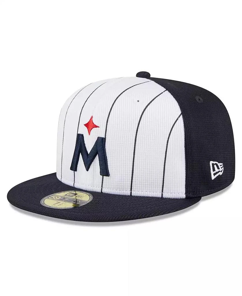 New Era Men's White Minnesota Twins 2024 Batting Practice 59FIFTY Fitted Hat 1