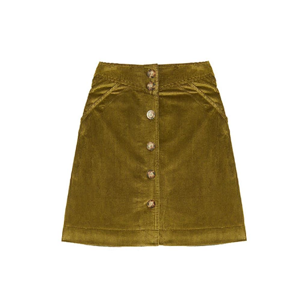 INES DE LA FRESSANGE PARIS Estelle green skirt