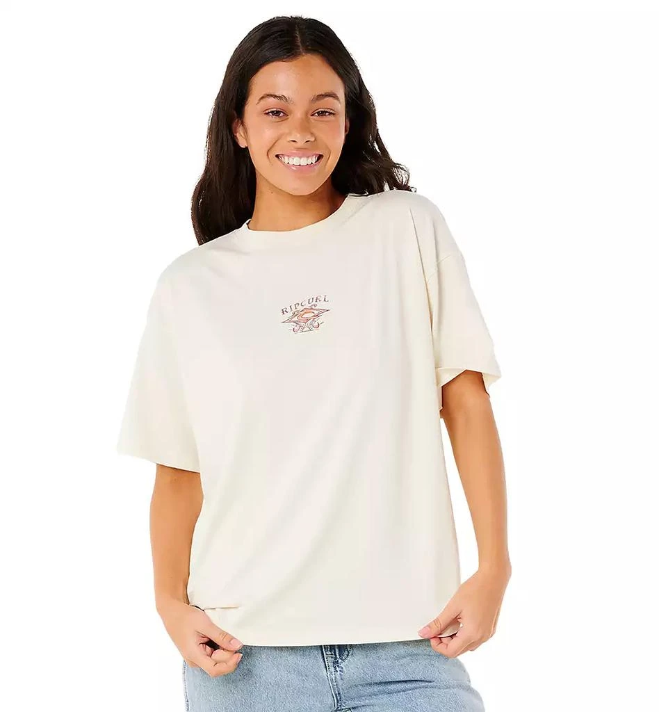 Rip Curl Juniors' Cotton Butterfly Crewneck T-Shirt 1