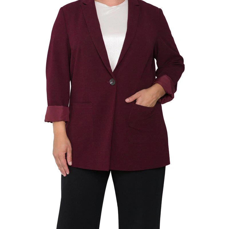 Standards & Practices Plus Size Women's Blazer Jacket 1