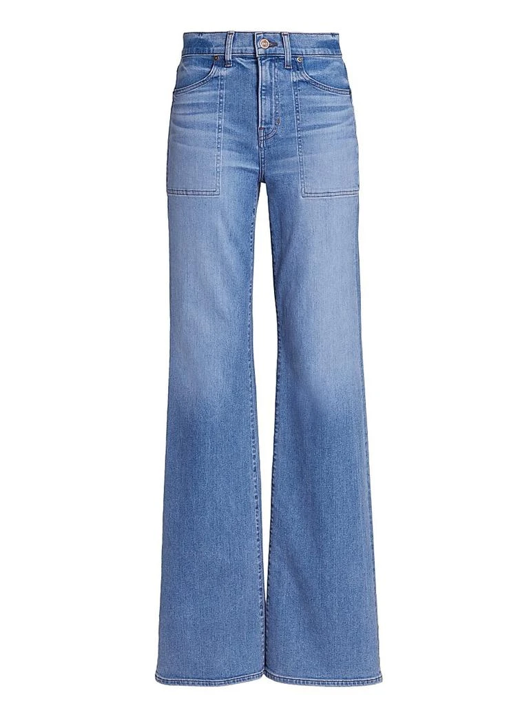VERONICA BEARD Crosbie Wide-Leg Jeans 1